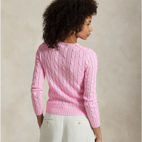 Polo Ralph Lauren Cable Sweater, Carmel Pink
